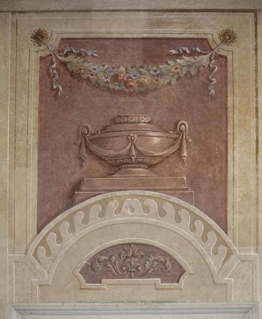 Motivo decorativo, vaso - Venezia, Palazzo Giustinian Jagher